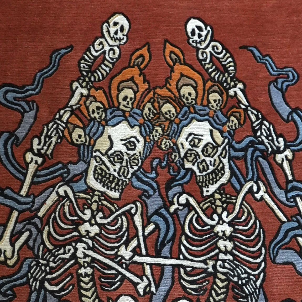 Citipati, the dancing skeletons of Tibetan Buddhism ( Made-To-Order )