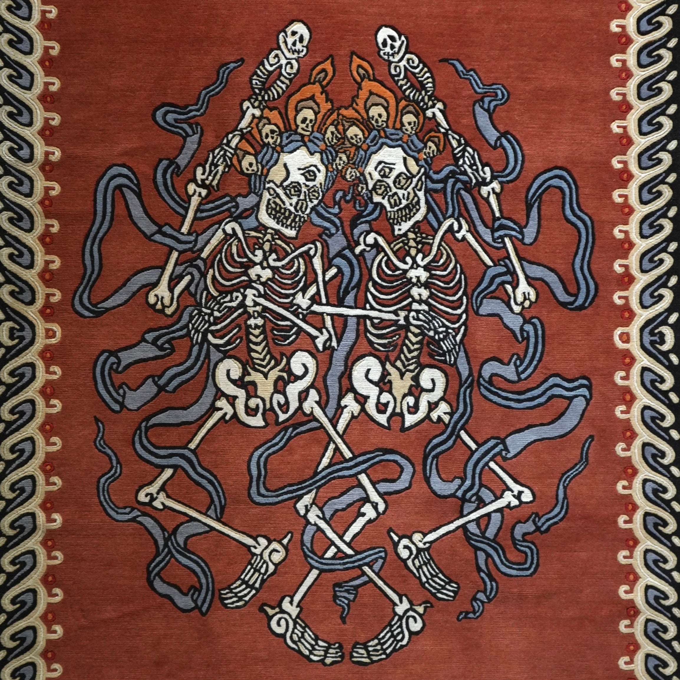 Citipati, the dancing skeletons of Tibetan Buddhism ( Made-To-Order )