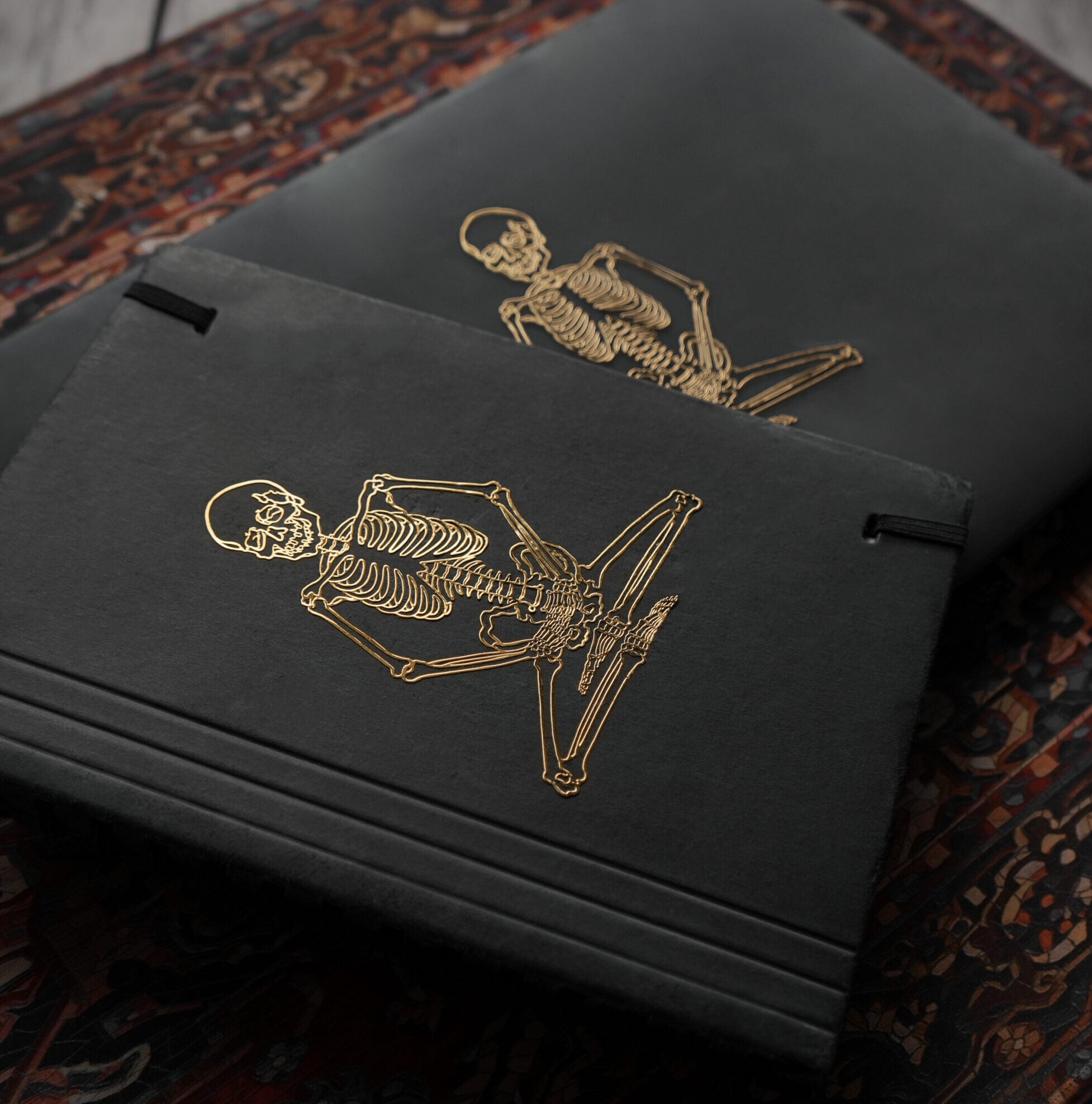 Deepest Meditation Skeleton 3D Sticker (3 Stickers)