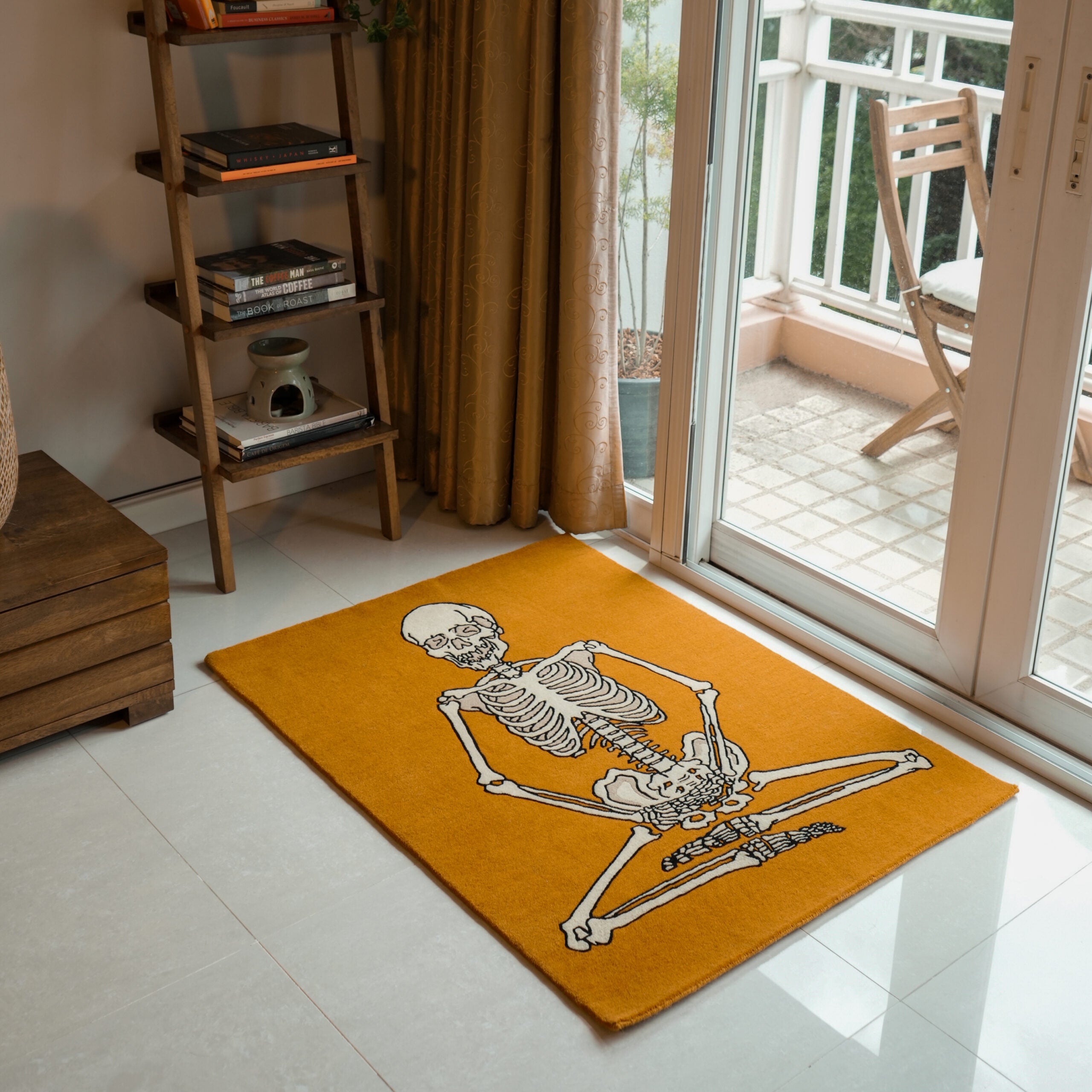 Sokushinbutsu Skeleton Rug ( Made-To-Order )