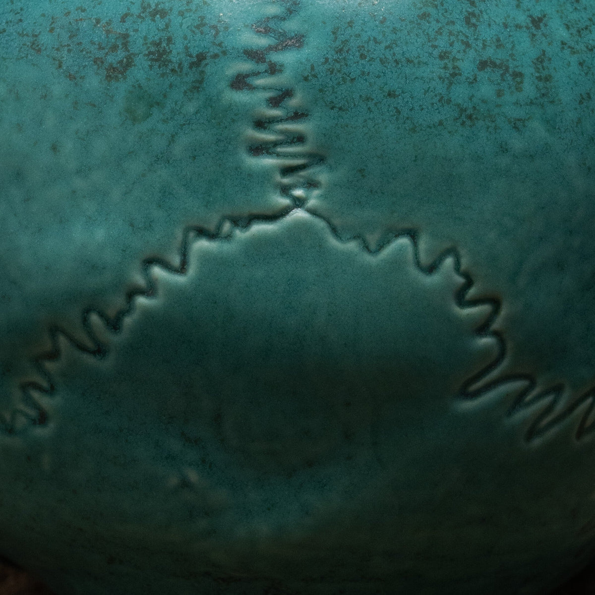 Turquoise Memento Mori Skull Cup 12oz — product detail